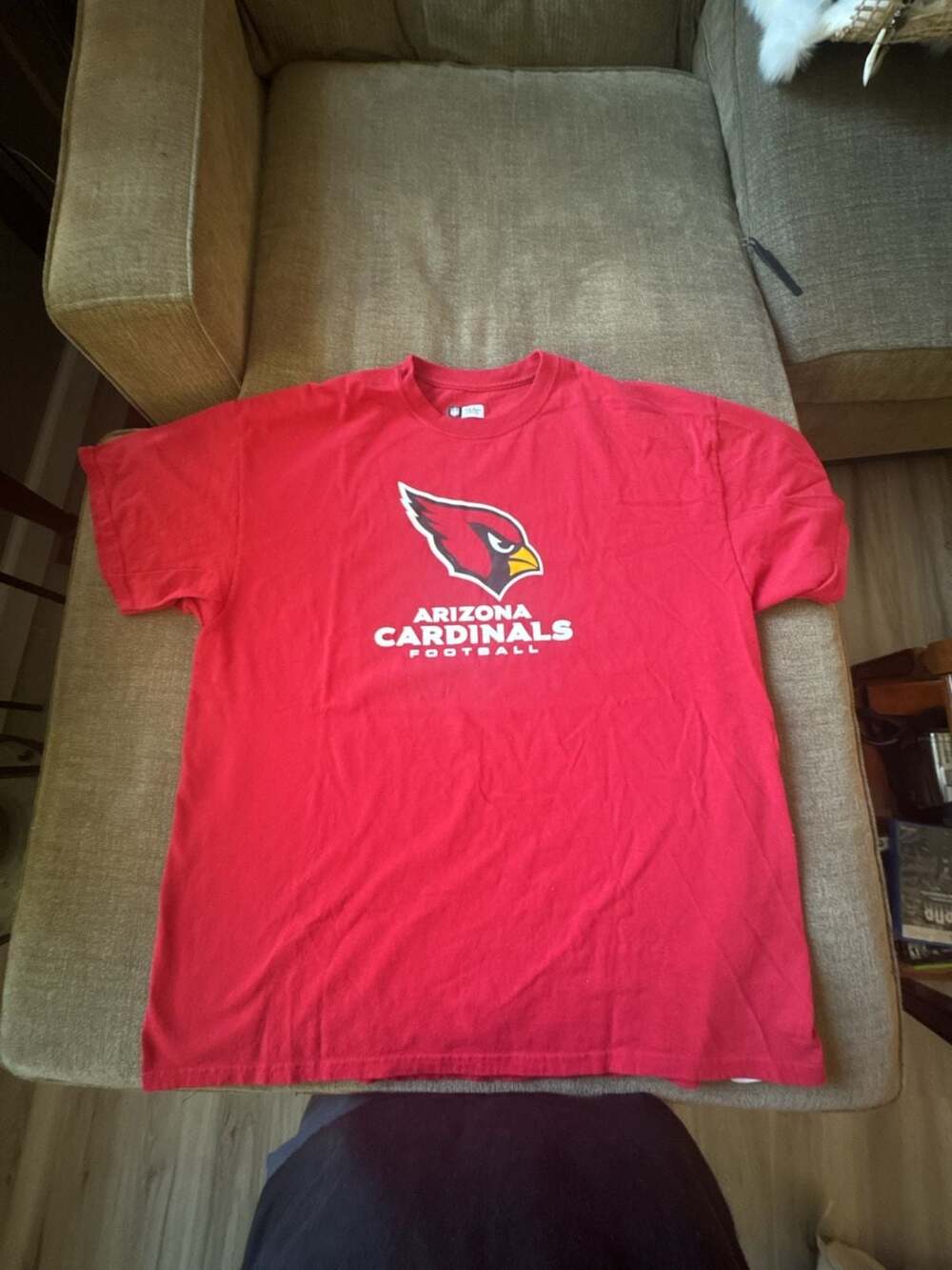 NFL Team Apparel Arizona Cardinals Football Graphic T-Shirt